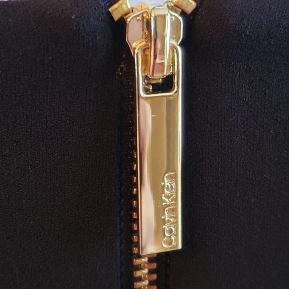 Calvin Klein Black Cowl Neck Dress size 2 - Picture 4 of 7